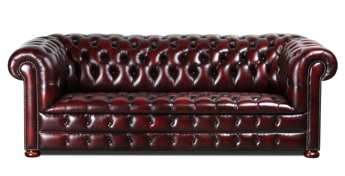 Balmoral in Lederbezug Rosso