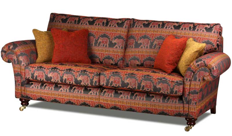 Baxter Country Style Sofa in Ceylon Flame